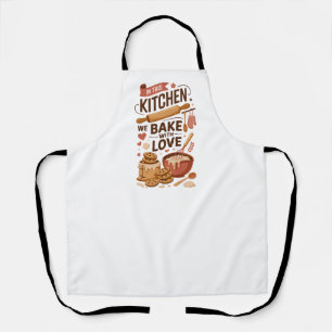 Niedliche Backgrafik Schürze für Zuhause Cooks & B