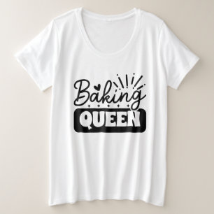 Niedliche Backkunst Große Größe T-Shirt