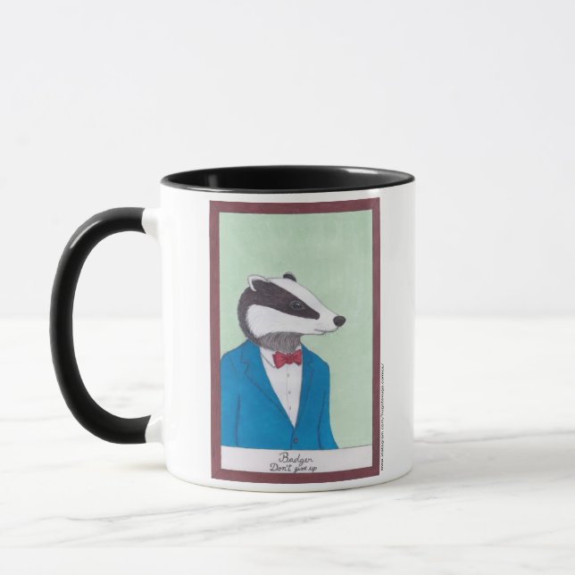 Niedliche Badger Animal Spirit-Tasse Tasse (Links)