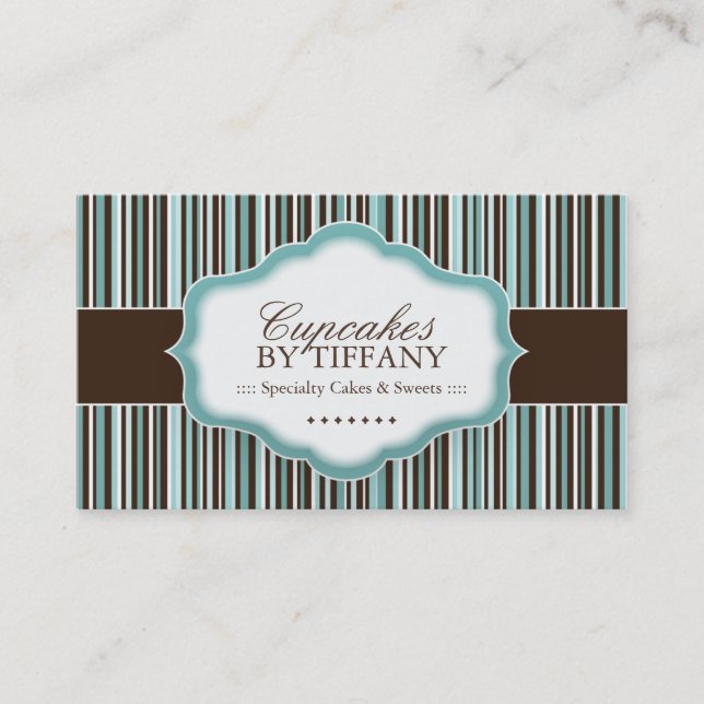 Niedliche Bakery Business Card Visitenkarte (Vorderseite)