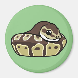 Niedliche Ball Python Pet Snake Zeichnend Kühlschr Magnet