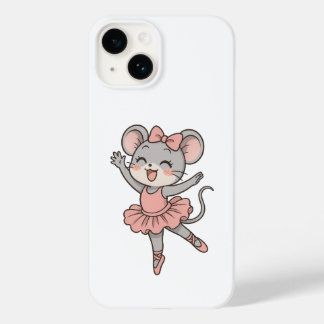 Niedliche Ballerina Mouse Phone Case Manga Style C