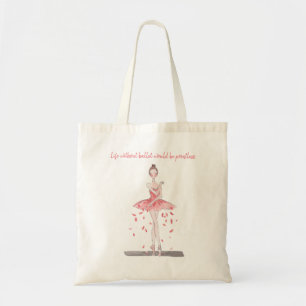 Niedliche Ballerina Tänzertasche Tragetasche