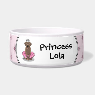 Niedliche Ballet Princess Chocolate Labrador Retri Napf