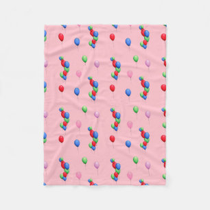 Niedliche Ballone Fleecedecke