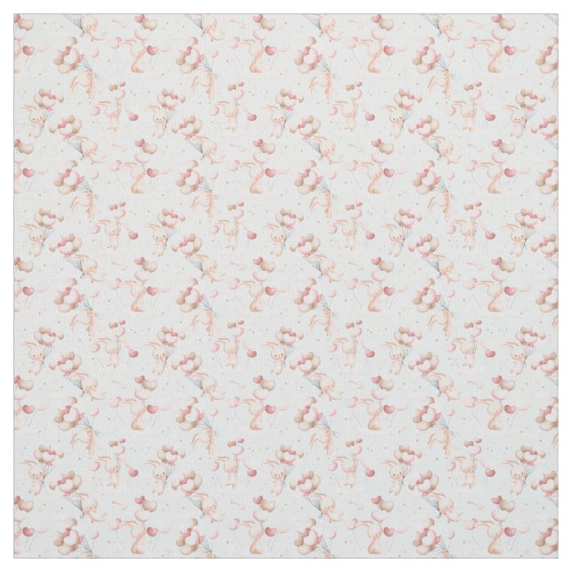 Niedliche Ballons Stoff (Muster)