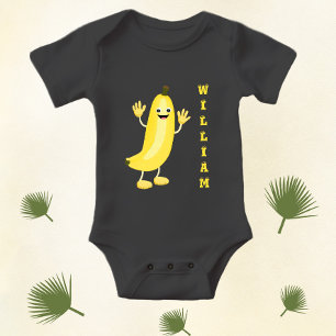 Niedliche Banane Baby Strampler