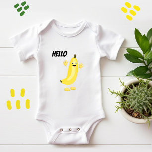 Niedliche Banane Baby Strampler
