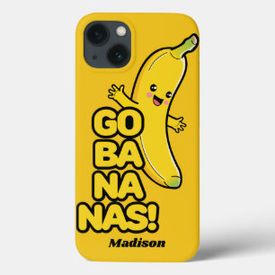 Niedliche Bananen-individuelle Name-Telefonfälle Case-Mate iPhone Hülle