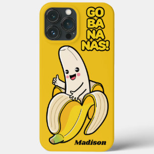 Niedliche Bananen-individuelle Name-Telefonfälle Case-Mate iPhone Hülle