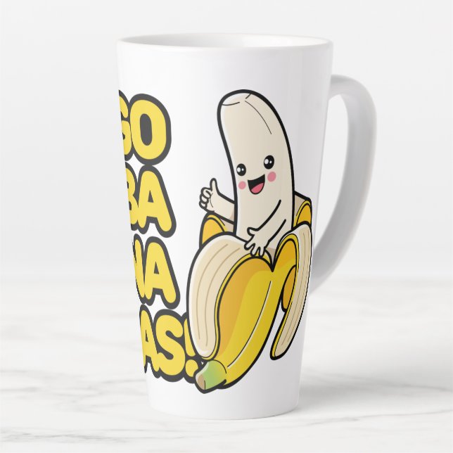 Niedliche Bananen Milchtasse (Rechte Ecke)