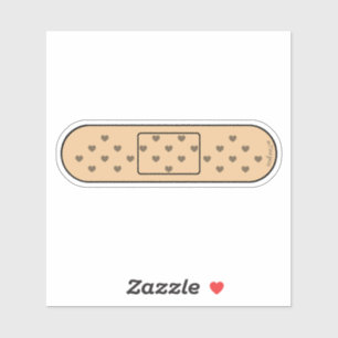 Niedliche Bandage im Skin Typ 1 Aufkleber