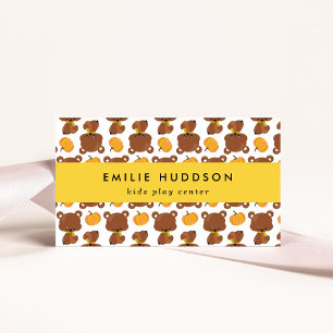 Niedliche Bären, Kinderspielzentrum, Aktivzentrum Visitenkarte