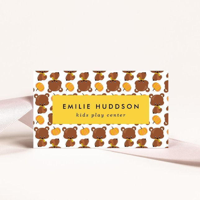 Niedliche Bären, Kinderspielzentrum, Aktivzentrum Visitenkarte (Von Creator hochgeladen)