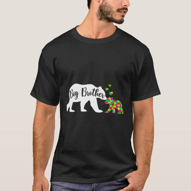 Niedliche Bärenautismus-Sensibilisierungskampagne T-Shirt (Vorderseite)