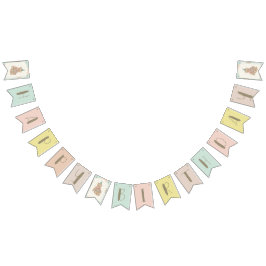 Niedliche Bärenjagdfahnen Wimpelkette