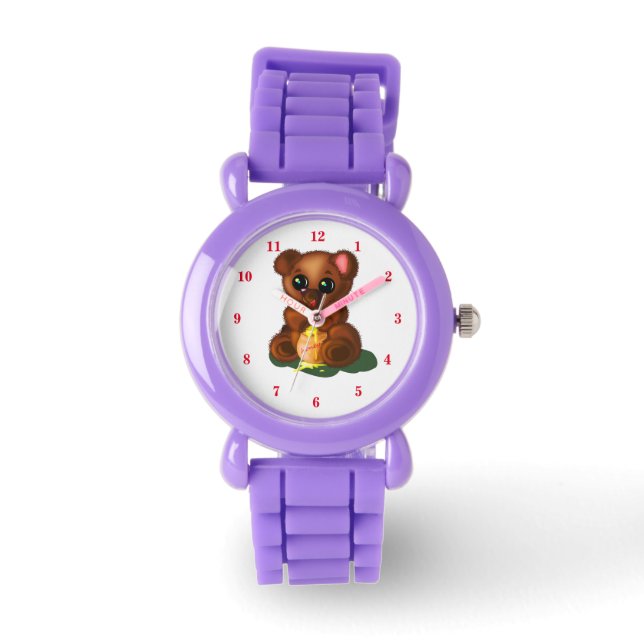 Niedliche Bärenüberwachung Armbanduhr (Vorderseite)
