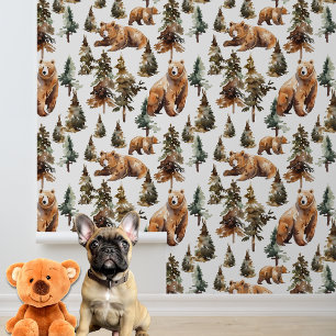 Niedliche Bärenwald Tapete