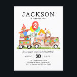 Niedliche Barnyard Tiere LKW Kids Farm Geburtstag Postkarte<br><div class="desc">Niedliche Wasserfarbe Barnyard Tiere Party LKW Kids Ballon Farm Geburtstag Einladung</div>