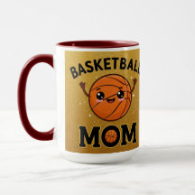 Niedliche Basketball-Mama Combo-Tasse