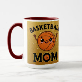 Niedliche Basketball-Mama Combo-Tasse Tasse