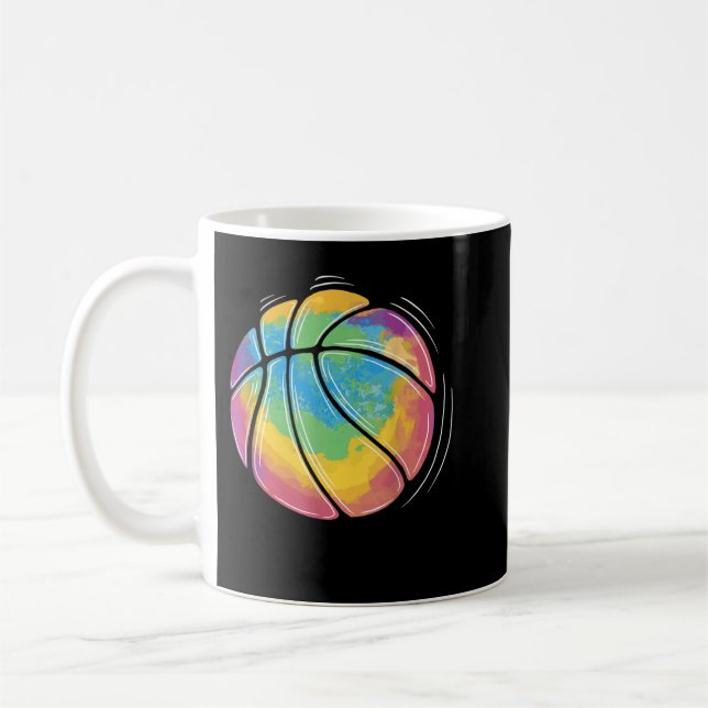 Niedliche Basketball-Trainerteam Turnierpla Kaffeetasse (Links)