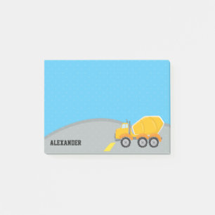 Niedliche Baukämpferfahrzeuge Post-it Klebezettel