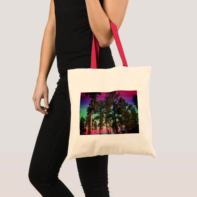 Niedliche Baum-Grafik-Tasche Tragetasche (Vorderseite (Produkt))