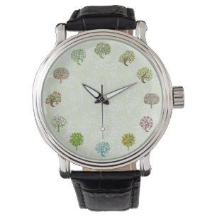 Niedliche Baumdesign Gardener Watch Armbanduhr