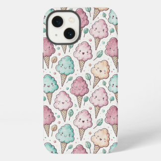 Niedliche Baumwollcreme iPhone 13 Hülle