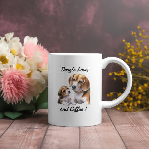 Niedliche Beagle-Liebe Kaffeetasse