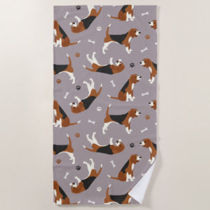 Niedliche Beagles Strandtuch