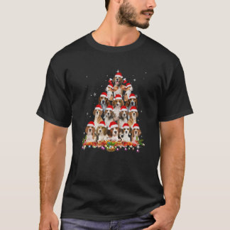 Niedliche Beagles Weihnachtsbaum Dog Santa Xmas T- T-Shirt