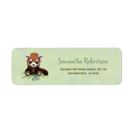 Niedliche Bear Greenery Kinderdusche Anschrift