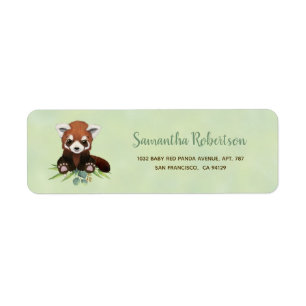 Niedliche Bear Greenery Kinderdusche Anschrift