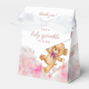 Niedliche Bearly Wait Pink Girl Babydusche Sprinkl Geschenkschachtel