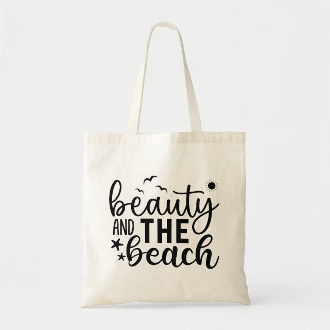 Niedliche Beauty & Beach Summer Tragetasche (Vorne)