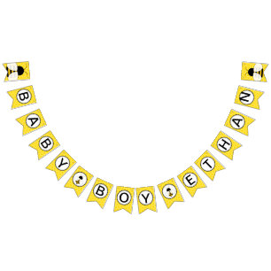 Niedliche Bee Baby Shower Bunting Flag für Baby Bo Wimpelkette