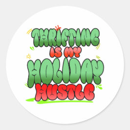 Niedliche Begabung für diejenigen, die Liebe haben Runder Aufkleber