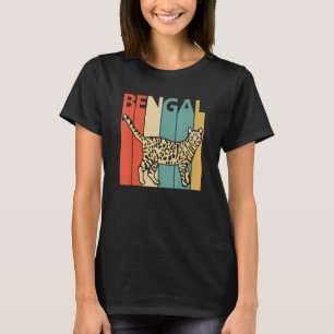 Niedliche Bengalische Katze T-Shirt