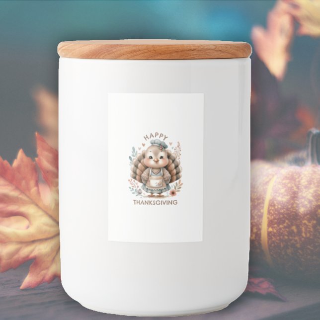 Niedliche benutzerdefinierte Meldung Türkei Urlaub Lebensmitteletikett (Von Creator hochgeladen)