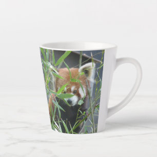 Niedliche Beobachtung Red Panda Latte Tasse