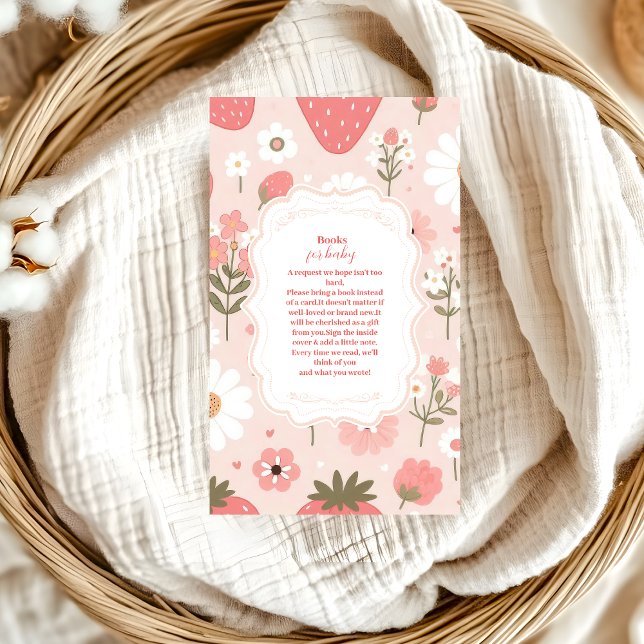 Niedliche Berry Sweet Pink Coquette Books for Baby Begleitkarte (Von Creator hochgeladen)