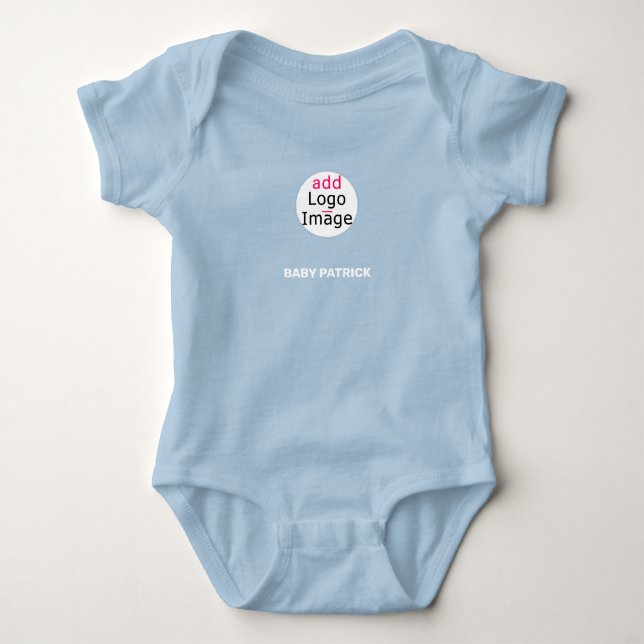 Niedliche Berufliche Personalisierte Blässe Baby Strampler (Vorderseite)