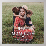 Niedliche BEST MAMA JE HERZ Muttertagsfest Foto Foliendrucke<br><div class="desc">Niedlich Best Mama Ever Heart Mother's Day Foto Foil Prints Plakate Plakate Banners zeigt Ihr Lieblings-Foto mit dem Text "Beste Mutter je" in modernen Silber-oder Goldfolie-Skript mit einem Herz und Ihre Namen unten. Personalisieren Sie diese, indem Sie den Text in dem dafür vorgesehenen Textfeld bearbeiten und ein eigenes Bild hinzufügen....</div>