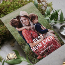 Niedliche BEST MUM PRO Foto der Muttermutter