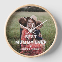 Niedliche BEST MUMMY JE Foto der Mutter