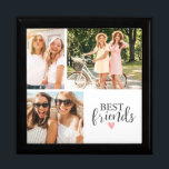 Niedliche beste Freunde Bestie Script FotoCollage Erinnerungskiste<br><div class="desc">Ein guter Freund Foto Sake Box mit Platz für 3 Fotos. Personalisieren Sie es mit Fotos Ihrer Freunde und bewahren Sie Ihre Erinnerungen aus Ihren lustigen Zeiten zusammen. Entworfen für Sie von BlackBerry Boulevard.</div>
