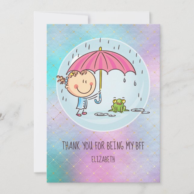 Niedliche BESTE FREUNDIN Besties Kawaii Geschenke  (Vorderseite)