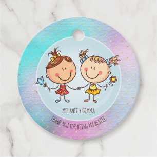 Niedliche BESTE FREUNDIN Besties Kawaii Geschenke  Geschenkanhänger